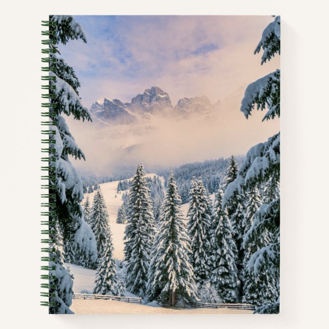 Ice & Snow | Rosengarten, Germany Notebook (Front)