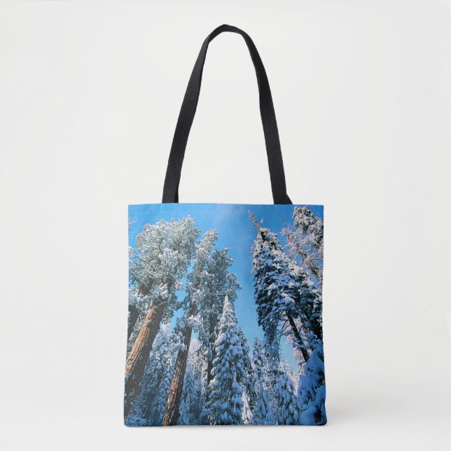 Ice & Snow | Sequoia National Park, California Tote Bag (Front)