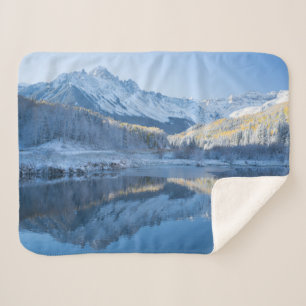 Ice & Snow   Silverton, Colorado Sherpa Blanket