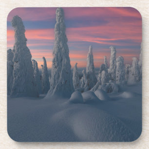 Ice & Snow Snow Covered Trees, Lapland, Finland Coaster