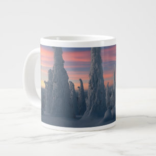 Ice & Snow Snow Covered Trees, Lapland, Finland Large Coffee Mug