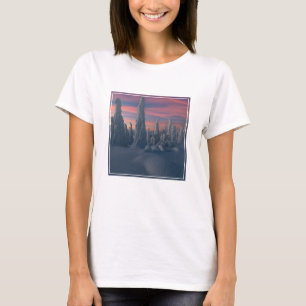 Ice & Snow   Snow Covered Trees, Lapland, Finland T-Shirt