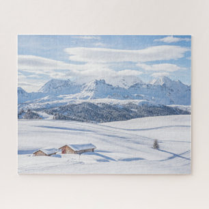 Ice & Snow Snowscape European Alps, Italy Jigsaw Puzzle