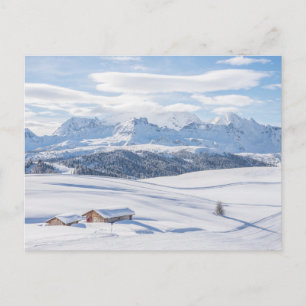 Ice & Snow   Snowscape European Alps, Italy Postcard