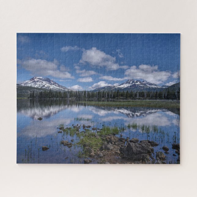 Ice & Snow | Sparks Lake, Oregon Jigsaw Puzzle (Horizontal)
