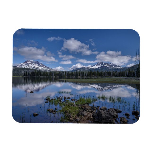 Ice & Snow | Sparks Lake, Oregon Magnet (Horizontal)