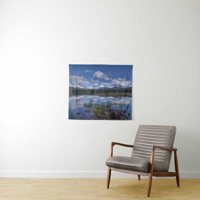 Ice & Snow | Sparks Lake, Oregon Tapestry (In Situ (Horizontal))