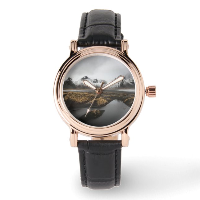 Ice & Snow | Vestrahorn Mountain, Iceland Watch (Front)