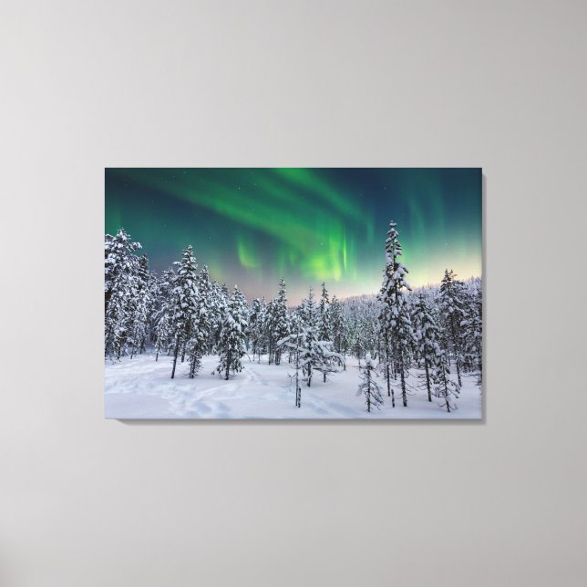 Ice & Snow | Winter Landscape, Finland Canvas Print (Front)