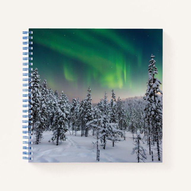 Ice & Snow | Winter Landscape, Finland Notebook (Front)