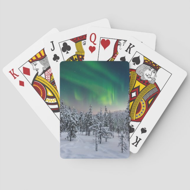 Ice & Snow | Winter Landscape, Finland Playing Cards (Back)
