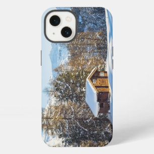 Ice & Snow Winter Log Cabin Swiss Alps iPhone 13 Case