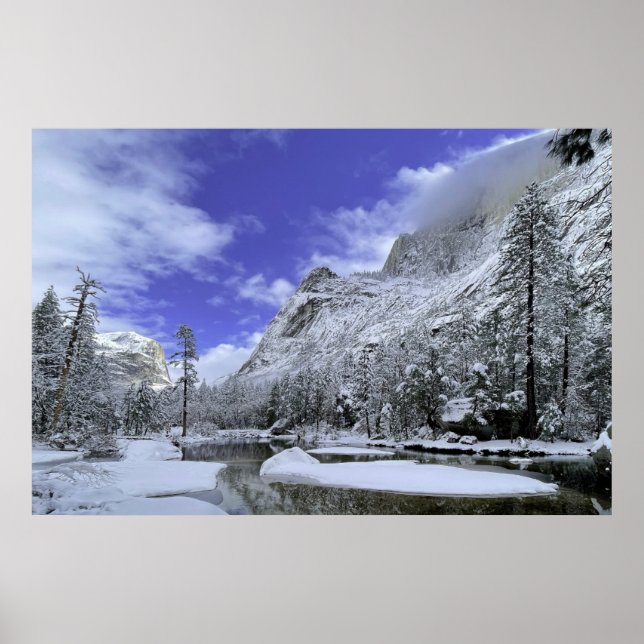 Ice & Snow | Yosemite National Park Poster (Front)