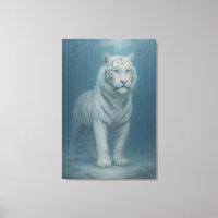 Ice Spirit White Tiger – Mystic Guardian of Calm P