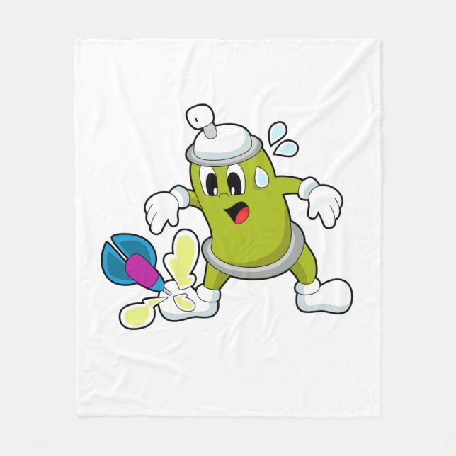 Ice spray Darts Dart Fleece Blanket (Front)