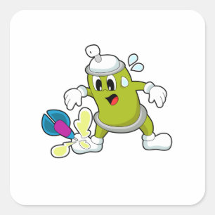 Ice spray Darts Dart Square Sticker