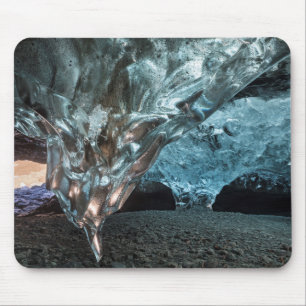 Ice Stalactite In An Ice Cave Mouse Mat
