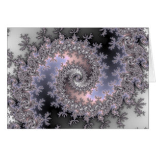 Ice Swirl - Fractal Card