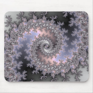 Ice Swirl - Fractal Mousepad
