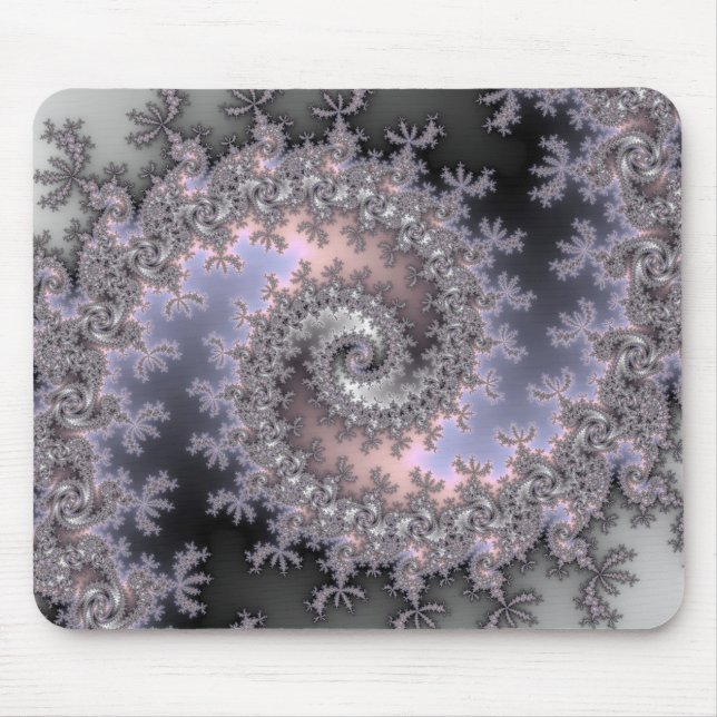Ice Swirl - Fractal Mousepad (Front)