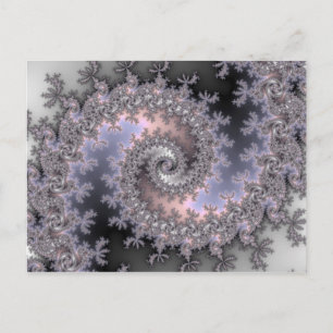 Ice Swirl - Fractal Postcard