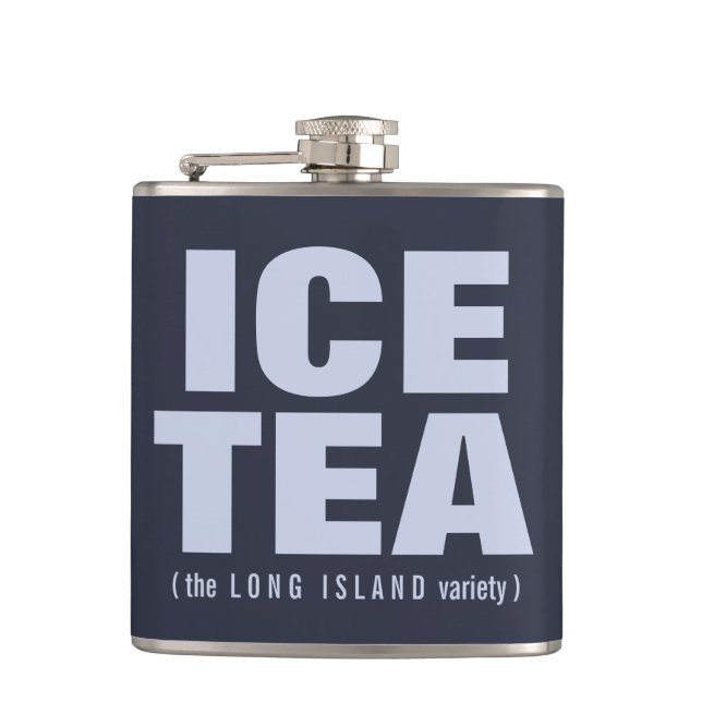 ICE TEA custom flask (Front)