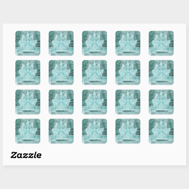 Ice Throne -  Square Sticker (Sheet)