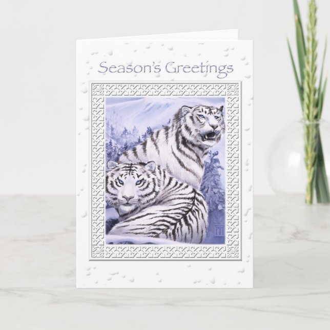 Ice Tigers Christmas Card (Front)
