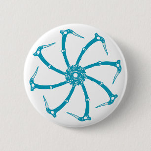 Ice Tool Spindle 6 Cm Round Badge