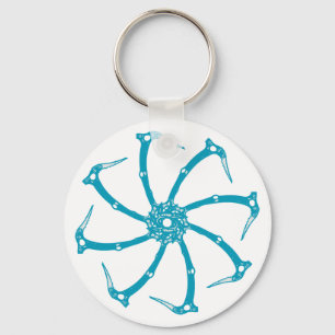 Ice Tool Spindle Key Ring