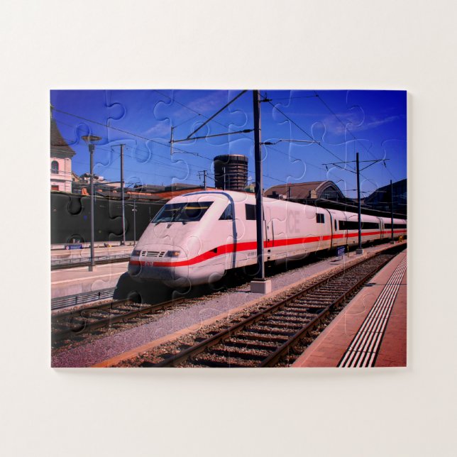 ICE train in Cologne Jigsaw Puzzle (Horizontal)