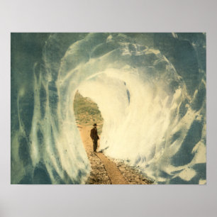 Ice Tunnel - Vintage Fine Art Poster