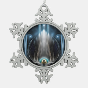 Ice Vision Of The Imperial View Snowflake Ornament
