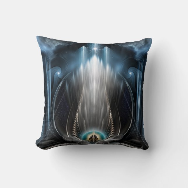 Ice Vision Of The Imperial View Throw Pillow (Front)