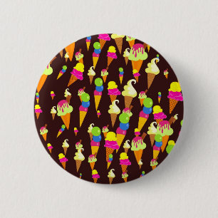 Ice Wallpaper 6 Cm Round Badge