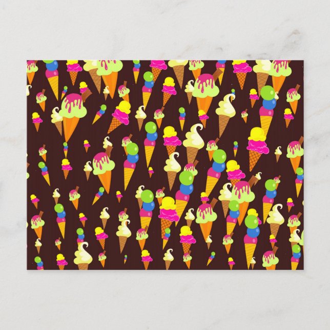 Ice Wallpaper Postcard (Front)