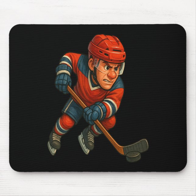 Ice Warrior Where Pion Meets The Frozen Ttlefield  Mouse Mat (Front)