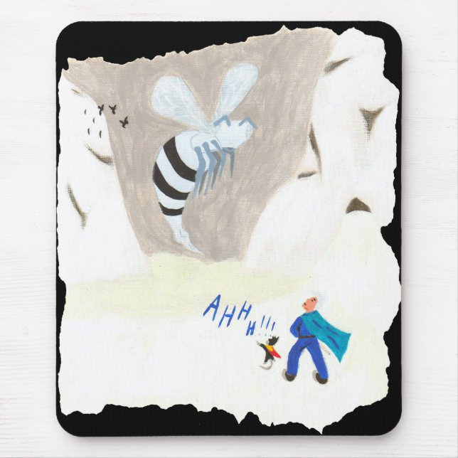 Ice Wasp Mountain Mouse Mat (Front)