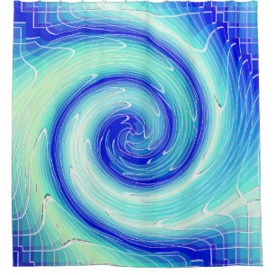 Ice wave..... shower curtain