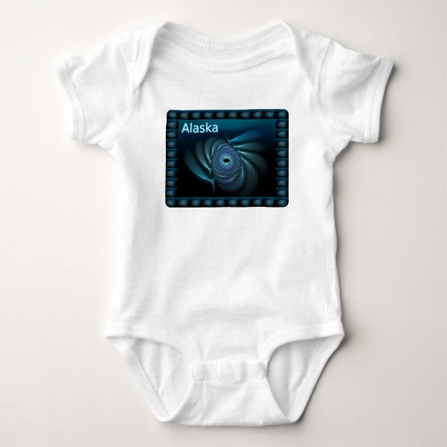 Ice Whales Baby Bodysuit (Front)