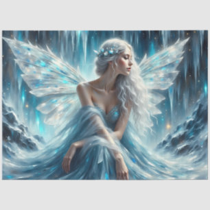 Ice wing Enchantress Winter Fairy Decoupage Paper