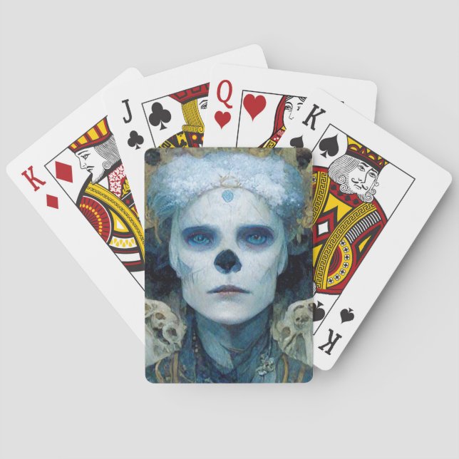 Ice Witch 3 Fantasy Sci-Fi Playing Cards (Back)