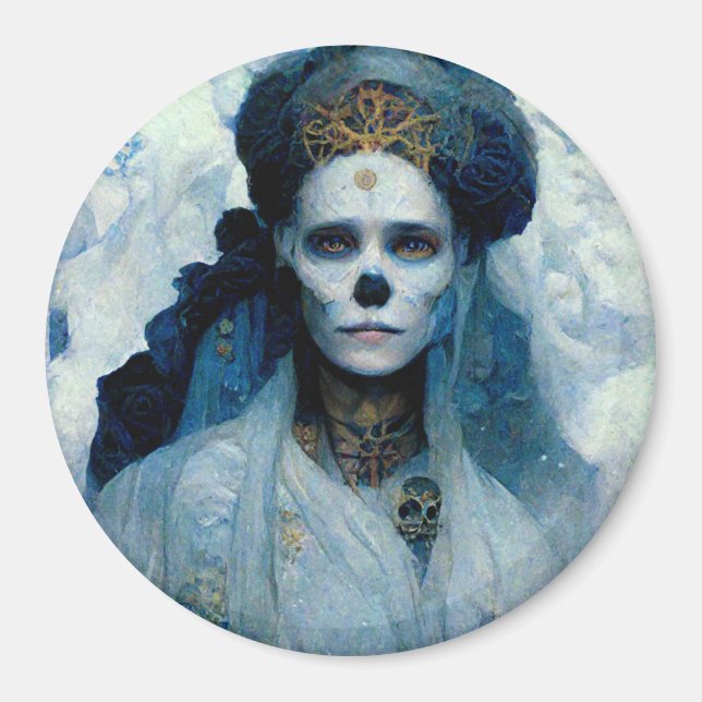 Ice Witch 4 Fantasy Sci-Fi Magnet (Front)
