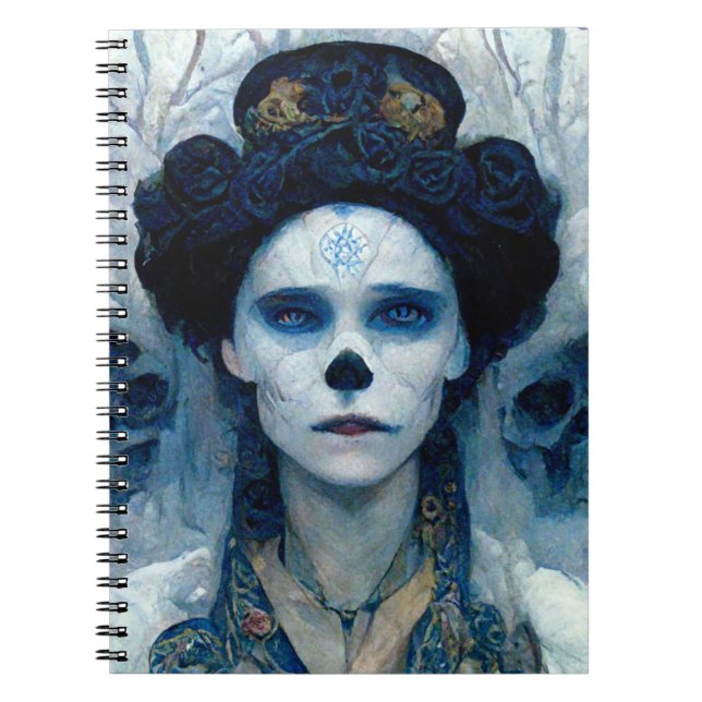 Ice Witch 5 Fantasy Sci-Fi Notebook (Front)