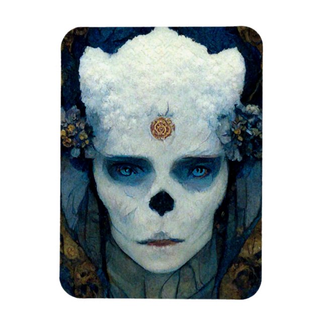 Ice Witch Fantasy Sci-Fi Art Magnet (Vertical)