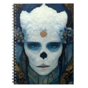 Ice Witch Fantasy Sci-Fi Art Notebook