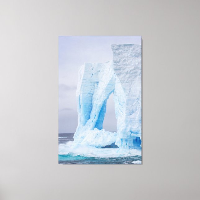 Iceberbg in Antarctica Canvas Print (Front)