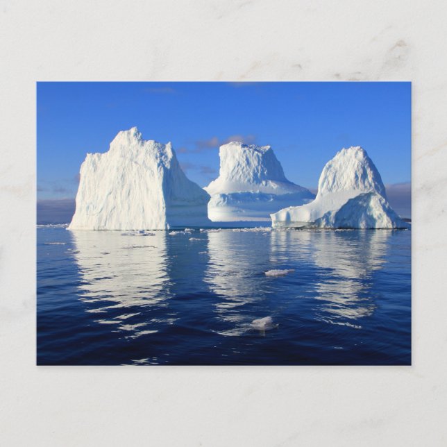 iceberg-471549 iceberg water sea mirroring natural postcard (Front)