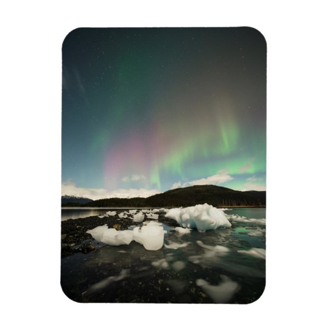 Iceberg Aurora Magnet (Vertical)