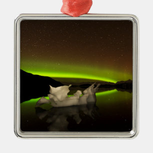 Iceberg Aurora Metal Tree Decoration
